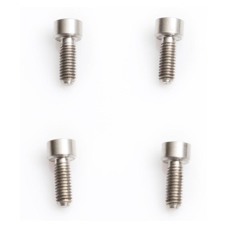 4 screws in Titanium for lock-on grips