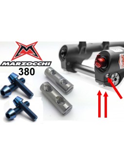 Marzocchi 380: 2 barrels / 4 screws in Titanium